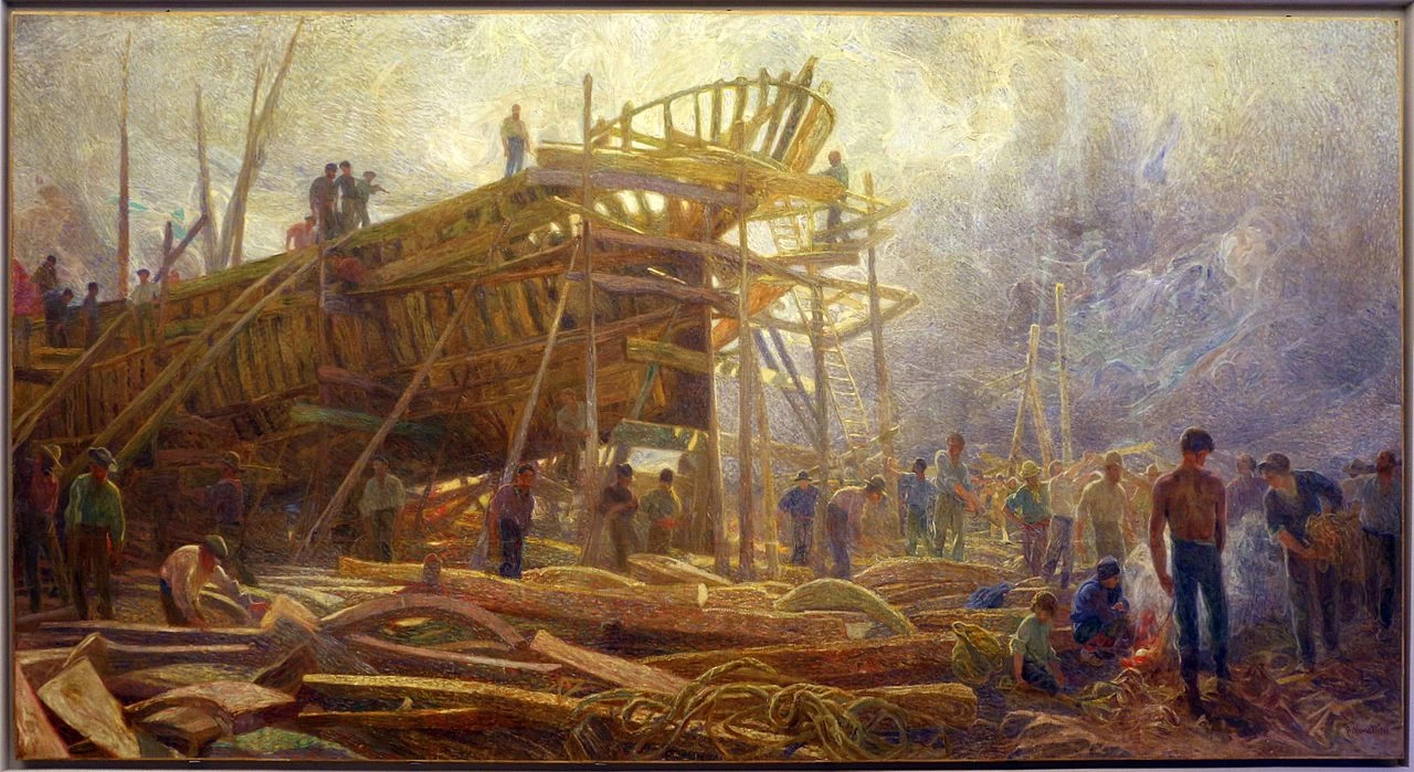 Il cantiere - Galleria d'Arte Moderna, Genova